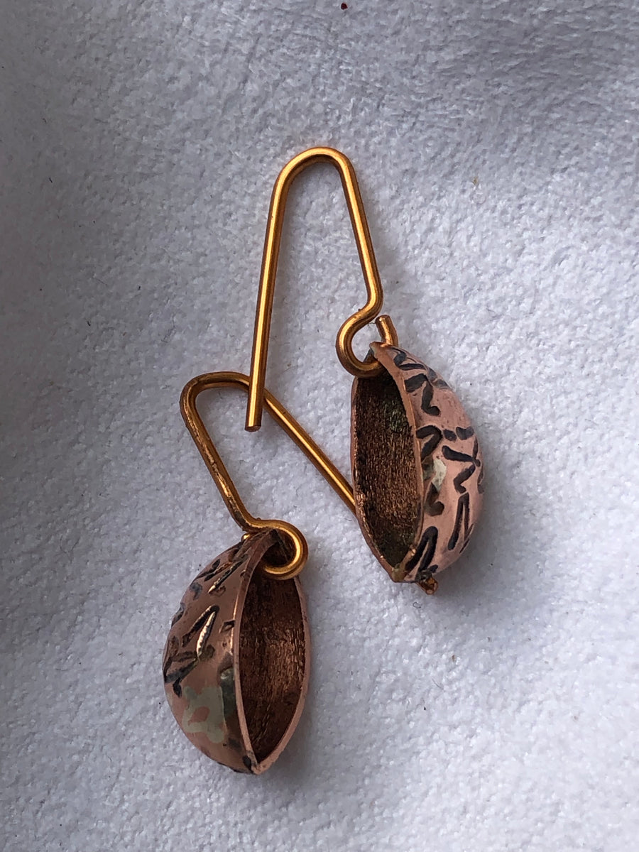 Copper Earrings A/V