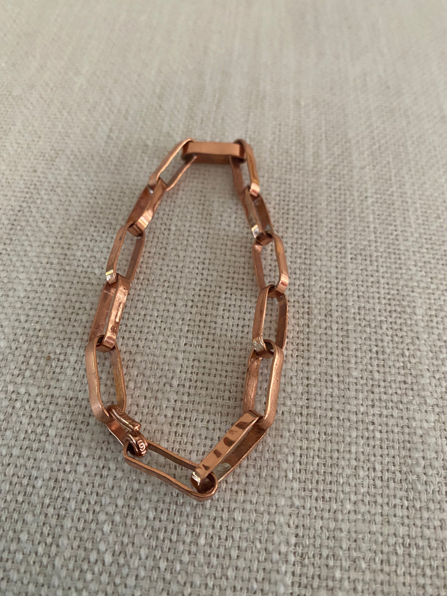 Copper Long Link Bracelet