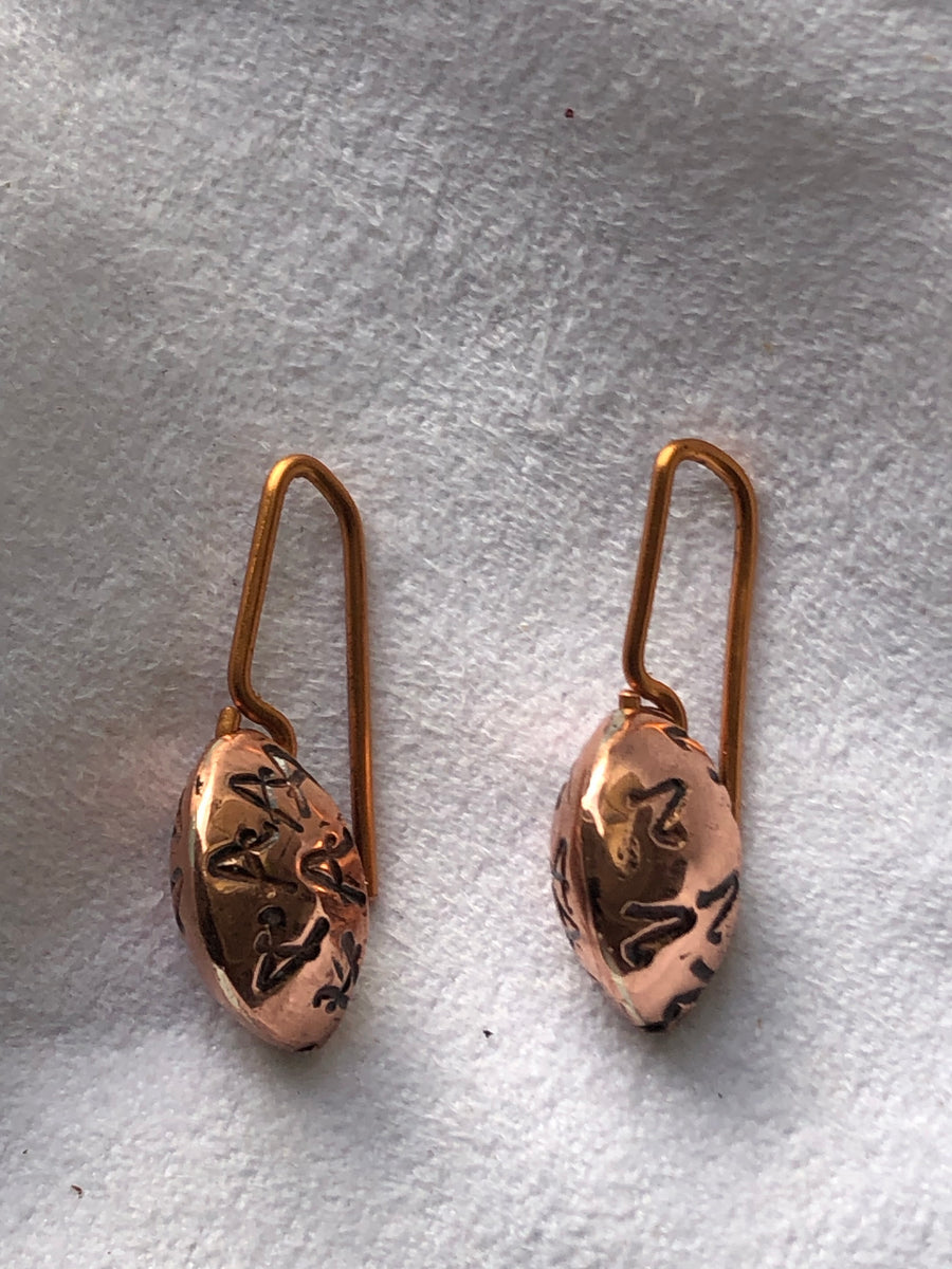 Copper Earrings A/V