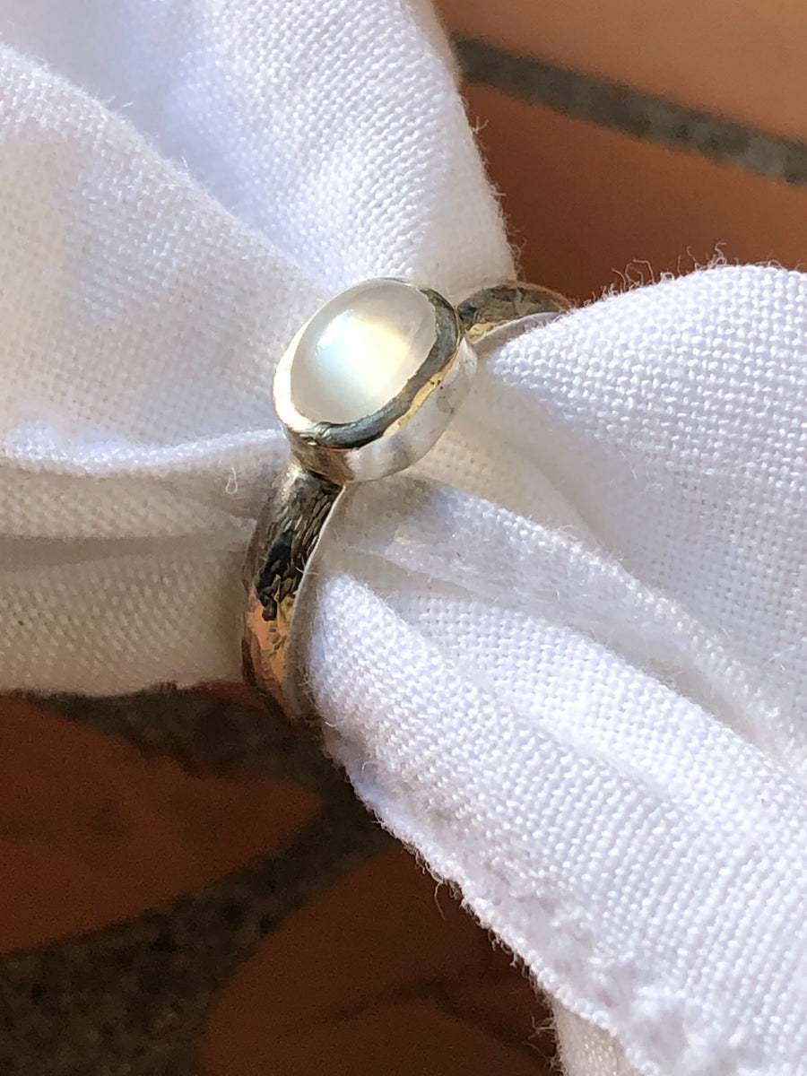 Moonstone/Silver Ring